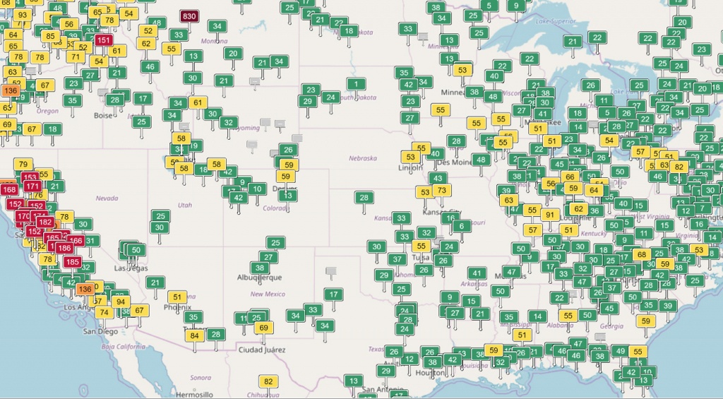 How Air Quality And The Aqi Are Measured - Extremetech - Aqi Map California