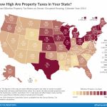 How High Are Property Taxes In Your State? (2016) | Tax Foundation   Texas Property Tax Map