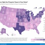 How High Are Property Taxes In Your State? | Tax Foundation   Texas Property Tax Map