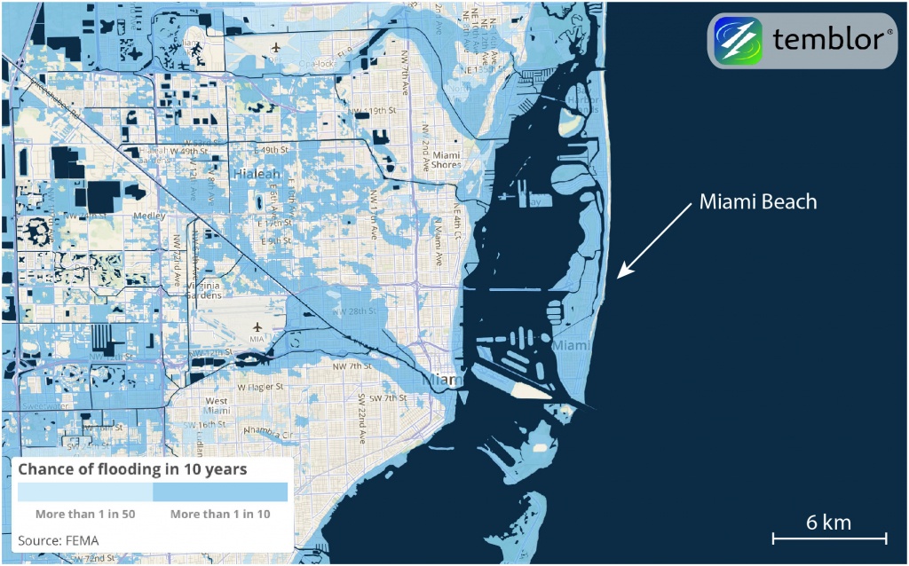 How Hurricane Irma Could Be So Destructive To Florida | Temblor - Florida Underwater Map