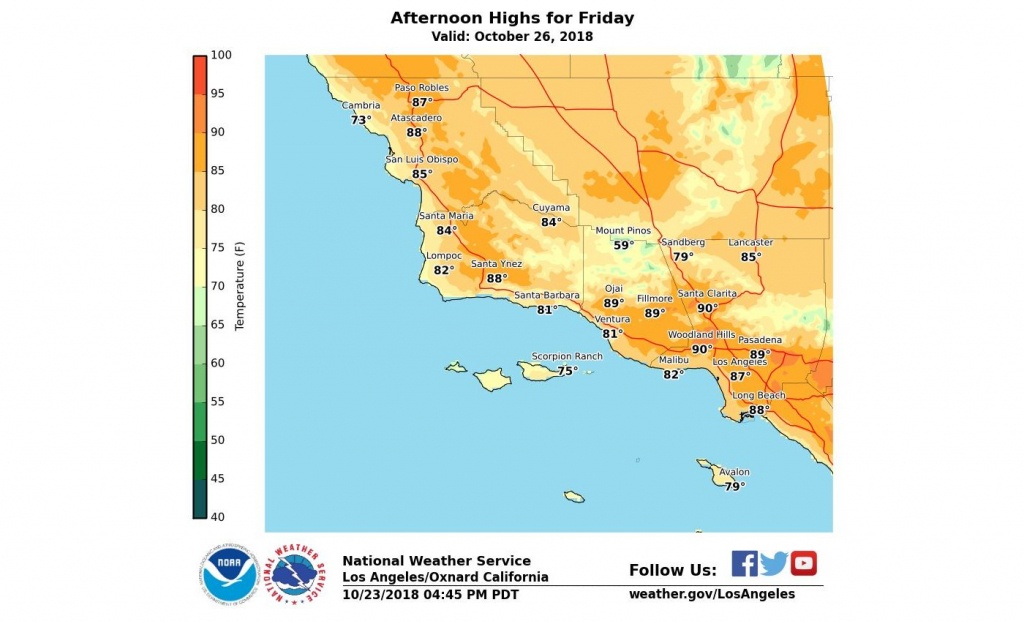 How Long Will The Heat Last In Southern California? – Orange County - Heat Map Southern California