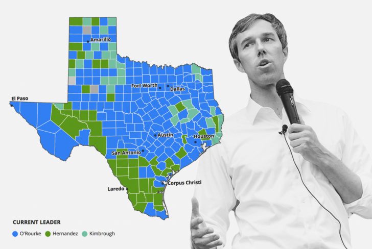 Beto For Texas Map