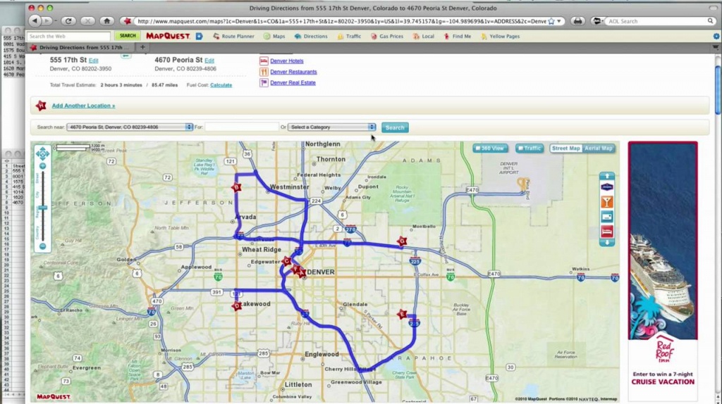 driving directions mapquest route planner