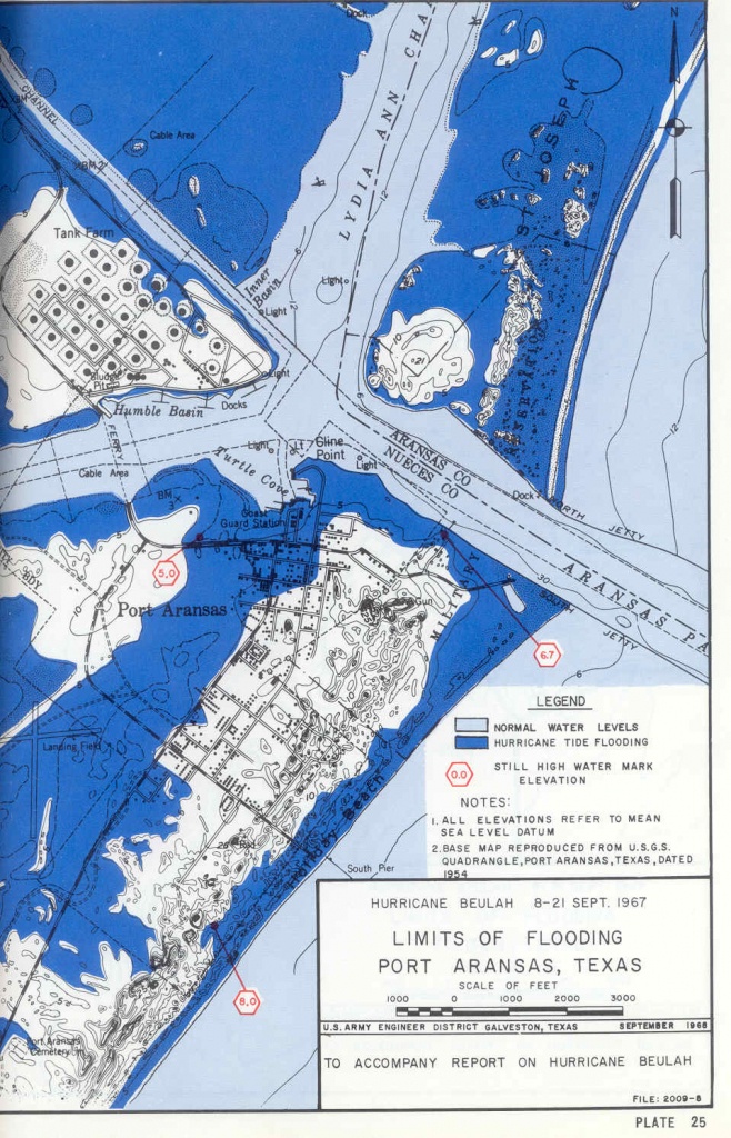 Hurricane Flood And Surge Maps - Google Maps Port Aransas Texas