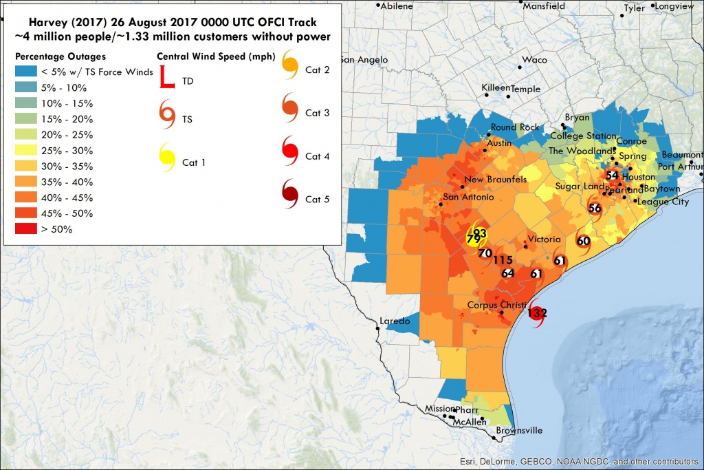 Hurricane Harvey Power Outages |Vehicle To Grid Uk - Power Outage Map Texas