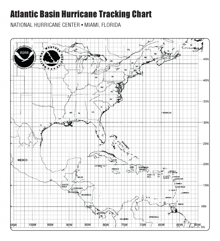 Blank Hurricane Tracking Chart