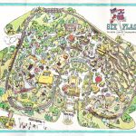 I Found This Inaugural Year Map From Six Flags Over Mid America At   Printable Six Flags Over Georgia Map
