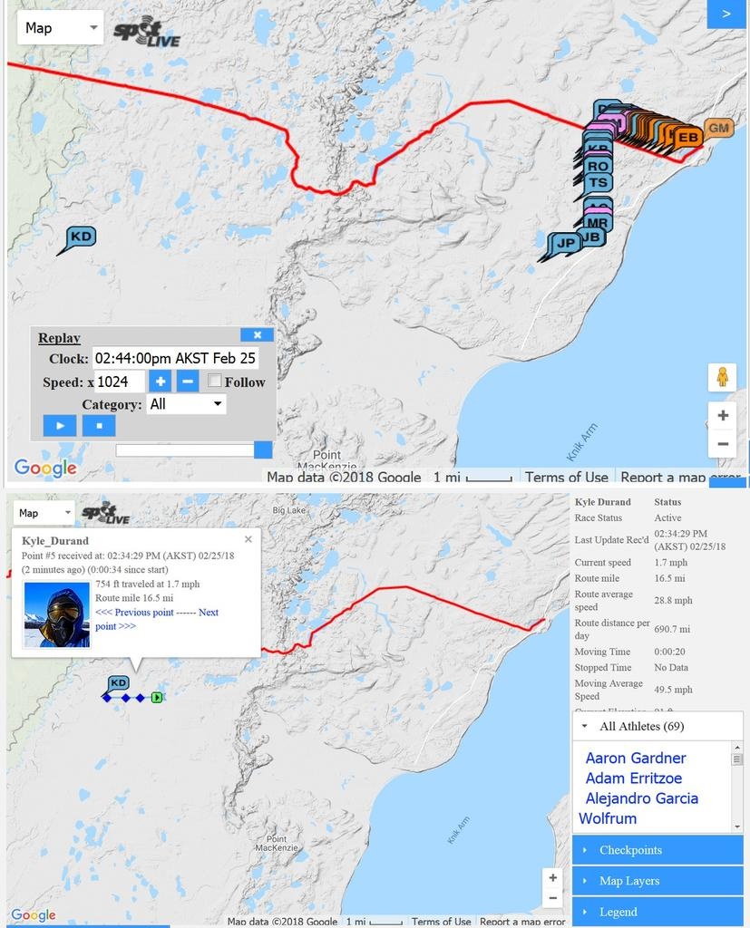 Iditarod Trail Invitational 2018- Mtbr - Printable Iditarod Trail Map