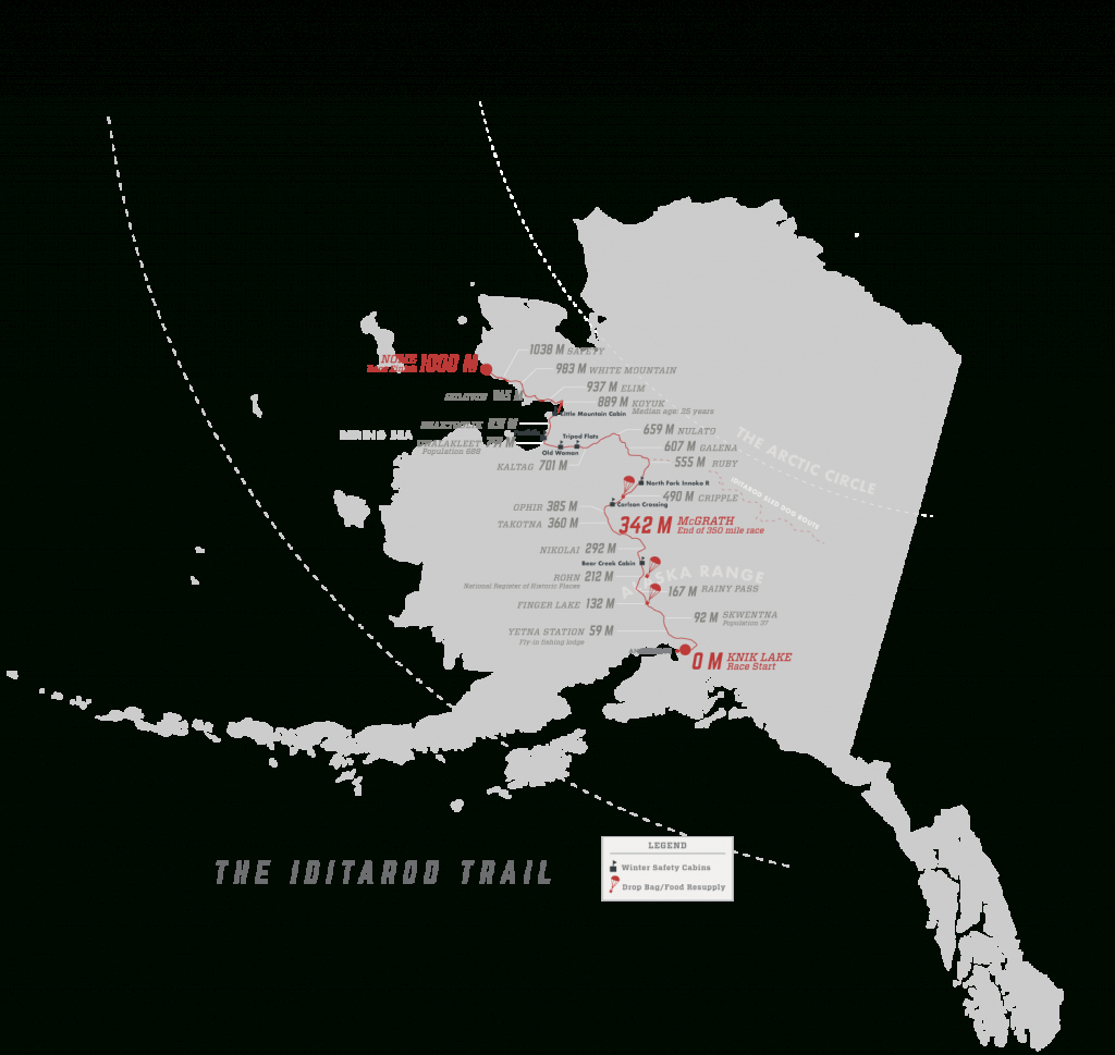 Iditarod Trail Map Related Keywords &amp;amp; Suggestions - Iditarod Trail - Printable Iditarod Trail Map