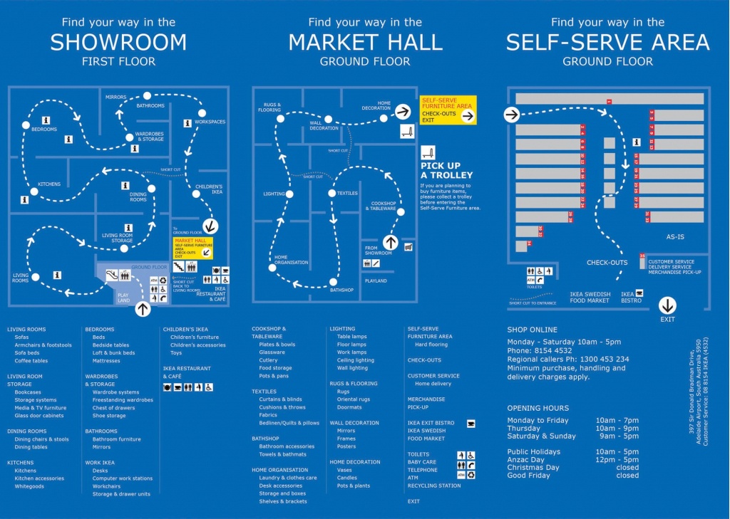 Ikea&amp;#039;s Visual Map Of Their In-Store Customer Buying Journey - Ikea Locations California Map