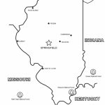 Illinois Map Coloring Page | Free Printable Coloring Pages   Illinois State Map Printable