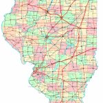 Illinois Printable Map   Illinois County Map With Cities Printable