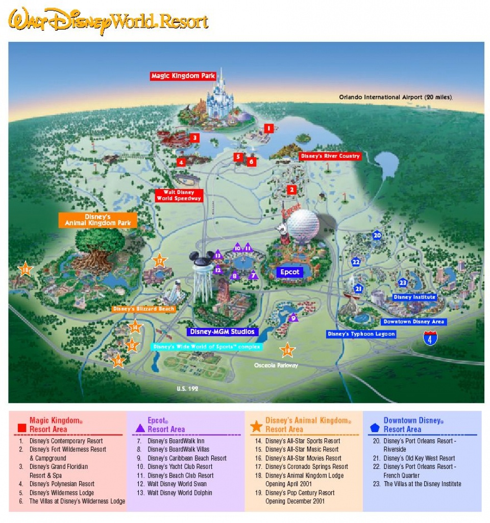Images Of Disneyworld Map | Map Of Disney World Parks | A Traveling - Map Of Disney Springs Florida