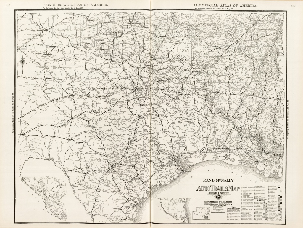 Imagining Texas: An Historical Journey With Maps | The History Center - Rand Mcnally Texas Road Map