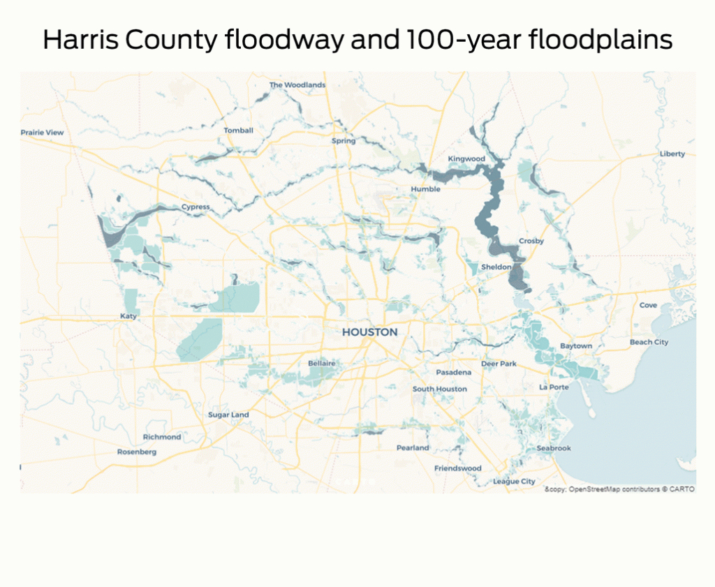 texas flood map