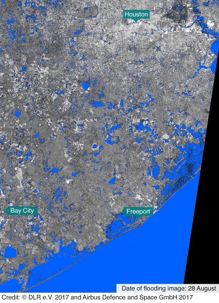 In Maps: Houston And Texas Flooding - Bbc News - Map Of Flooded Areas In Texas