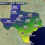 Increasing Snow Chances Forwest Texas?   Weathernation   Texas Weather Map Temps