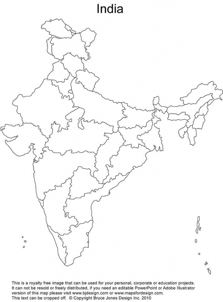 India Outline Map Printable | Rivers Of India | India Map, India - Physical Map Of India Outline Printable