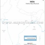 India Physical Map In A4 Size   Physical Map Of India Printable