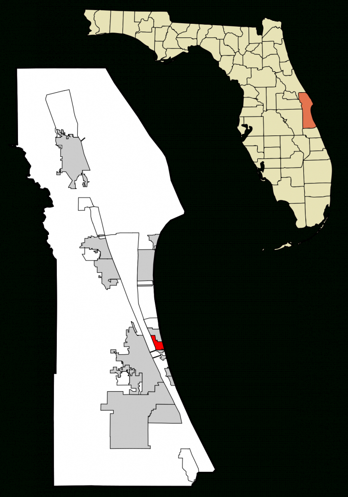 Indian Harbour Beach Florida Map