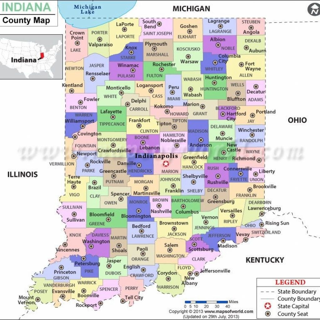 Indiana County Map Printable Maps Pinterest Seat Capital City - Indiana County Map Printable