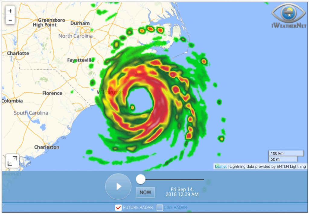 Interactive Future Radar Forecast Next 12 To 72 Hours - Florida Weather Map In Motion