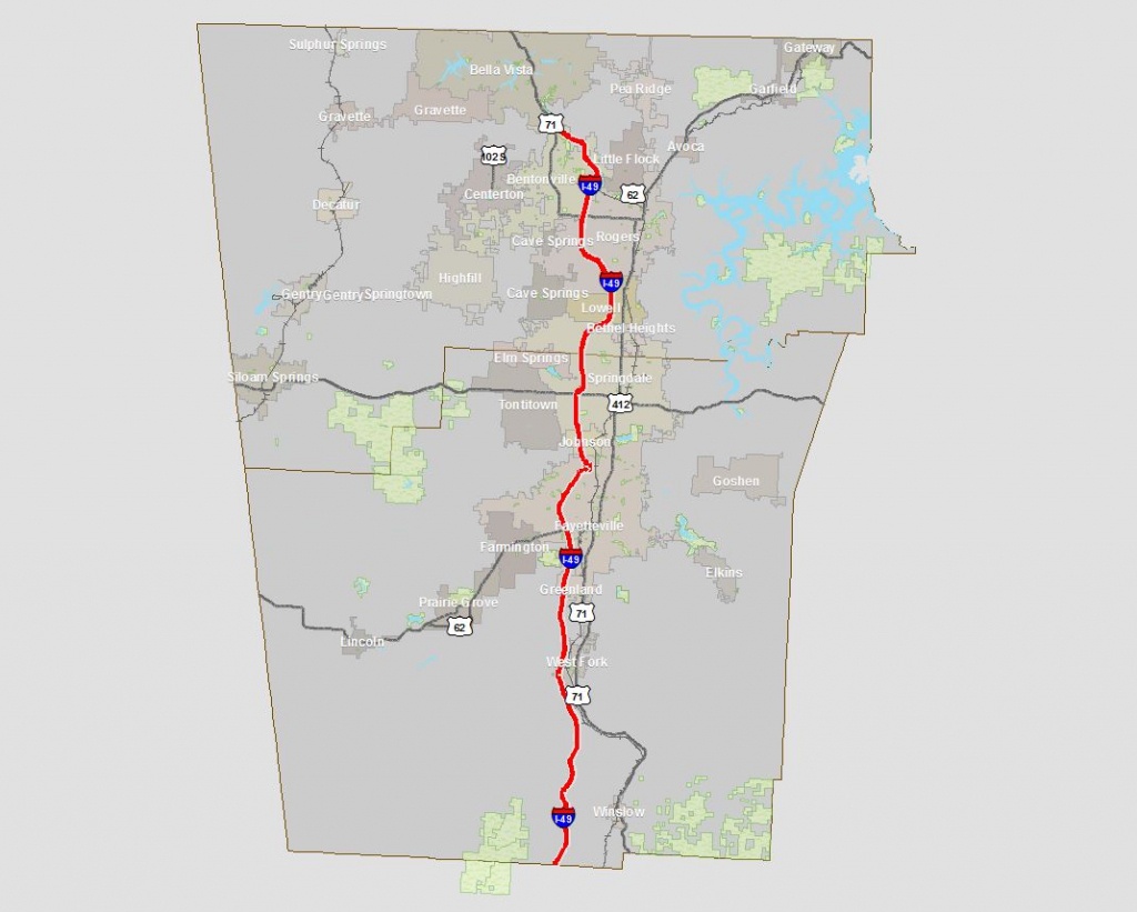 Razorback Greenway Printable Map Free Printable Maps