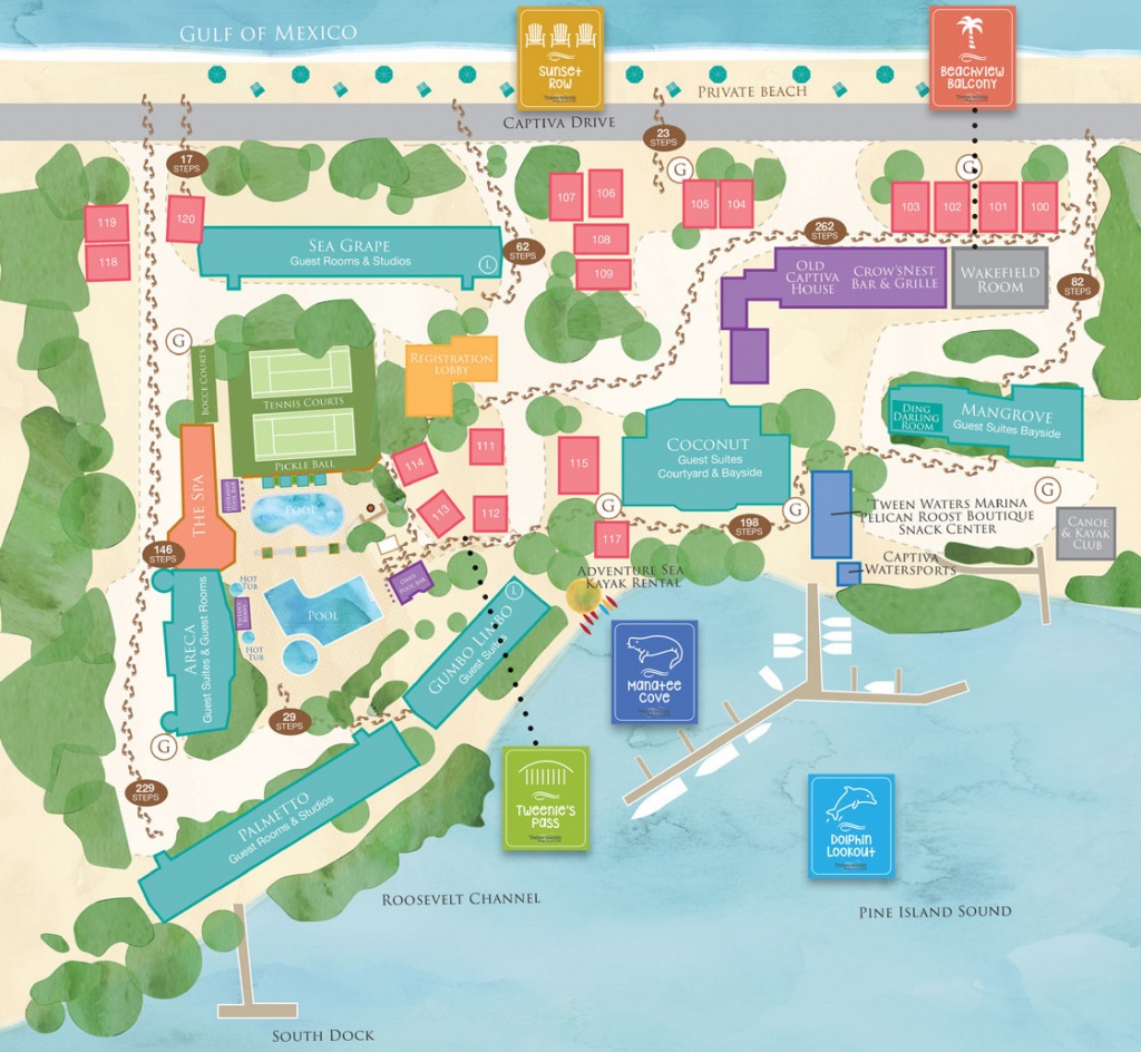 Interactive Map - Captiva Island Resort - &amp;#039;tween Waters Inn, Sanibel - Google Maps Sanibel Island Florida