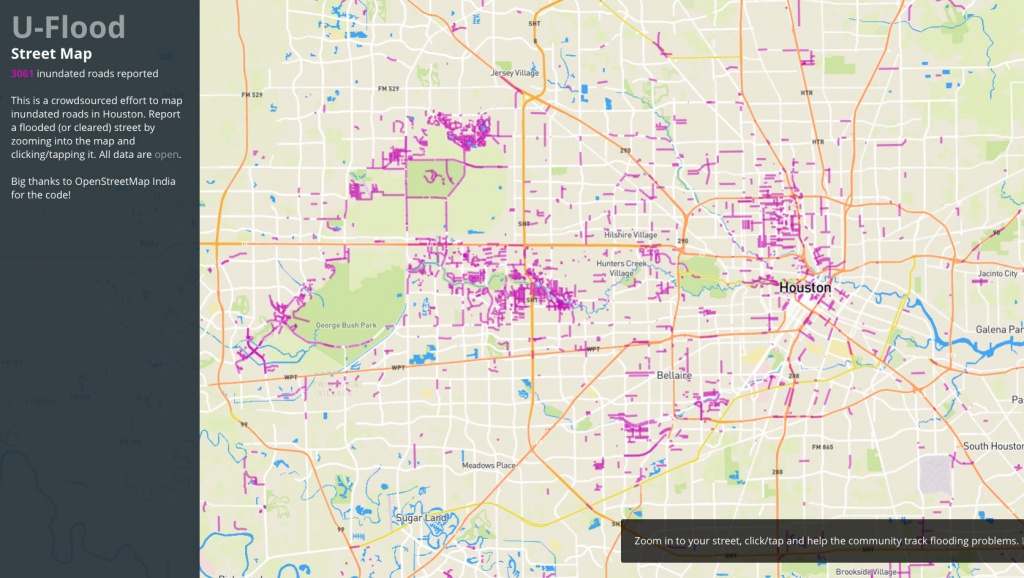 Interactive Map Shows Where Harvey Flooding Is Worst - Cbs News - Spring Texas Flooding Map