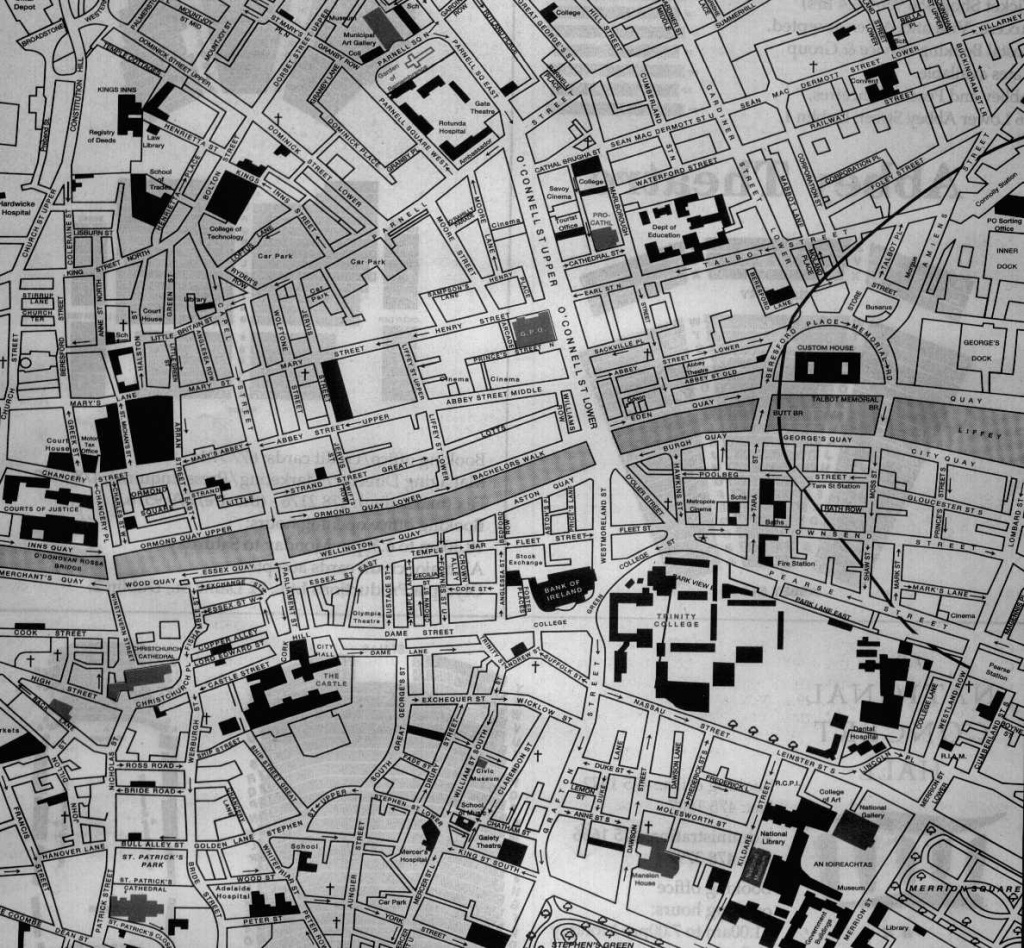 Ireland Maps Free, And Dublin, Cork, Galway - Cork City Map Printable