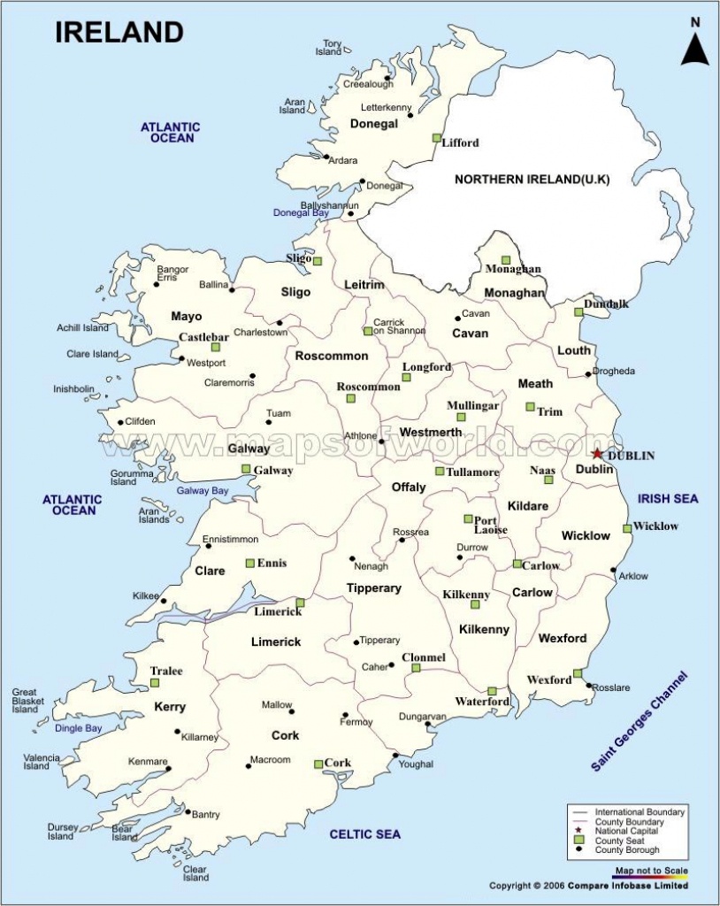 Printable Map Of Ireland And Scotland - Free Printable Maps