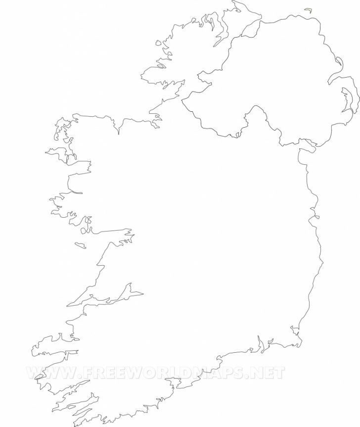 Printable Blank Map Of Ireland