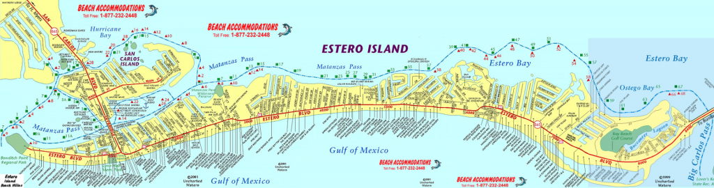 Island Map &amp;amp; Weather | Beach Accommodations Vacation Rentals | Fort - Florida Vacation Map