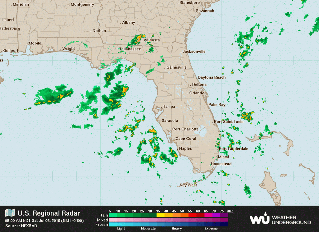 Jacksonville Radar | Weather Underground - Florida Weather Map Today
