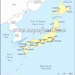 Japan Cities Map, Major Cities In Japan   Printable Map Of Japan With Cities