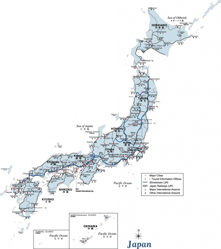 Japan Maps | Printable Maps Of Japan For Download - Printable Map Of Japan With Cities