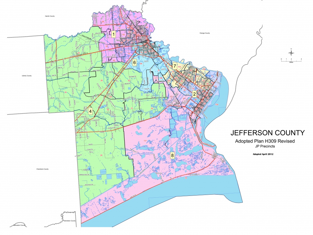 Jefferson County, Texas Elections - Jefferson County Texas Map