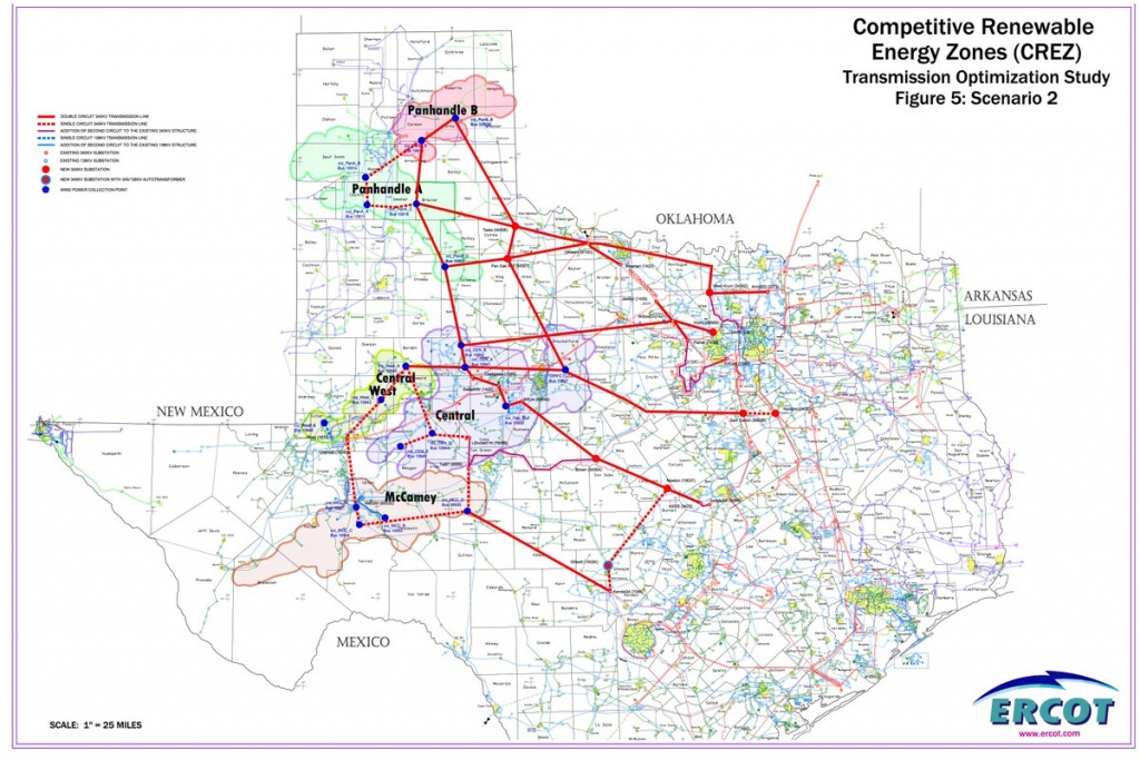 Electric Transmission Lines Map