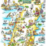 Jim Hunt's Map Of The Beaches Of Florida | Tallahassee, Florida   Panama Beach Florida Map