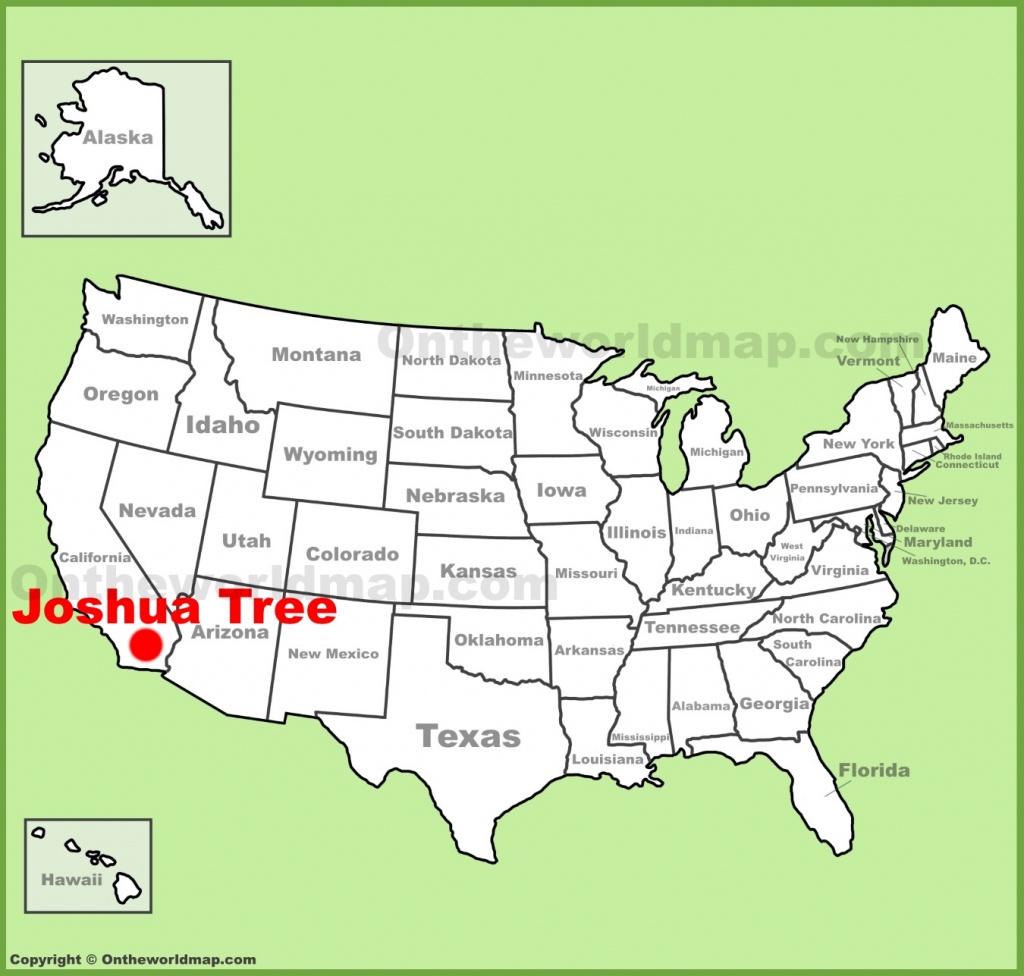 Joshua Tree Maps | Usa | Maps Of Joshua Tree National Park - Joshua Tree California Map