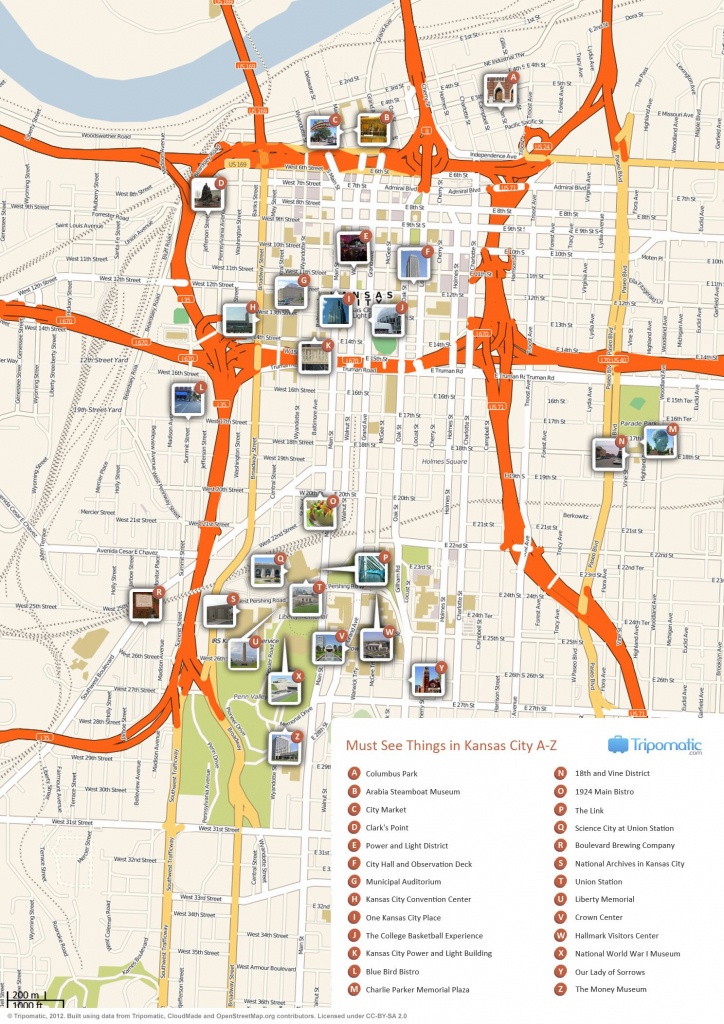 Kansas City Printable Tourist Map | Free Tourist Maps ✈ | Kansas - Printable Street Map Of Wichita Ks