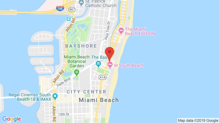 South Beach Florida Map