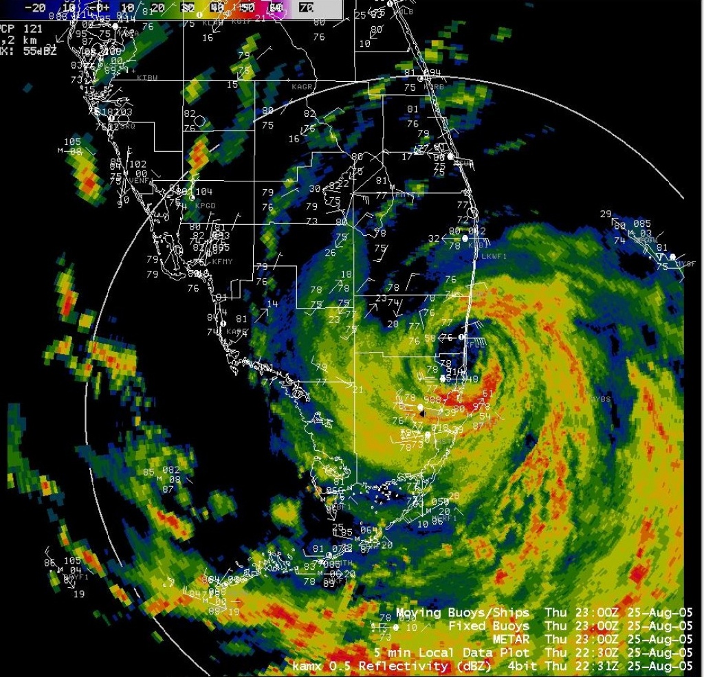 Katrina - Miami Florida Radar Map