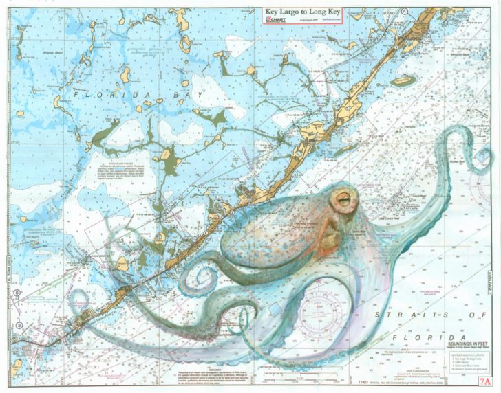 Florida Keys Map Art