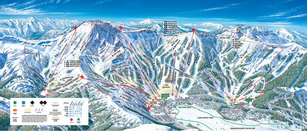 Kirkwood - Skimap - Kirkwood California Map