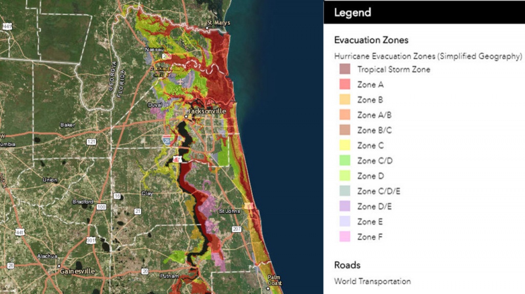 Know Your Flood/evacuation Zone - Florida Hurricane Evacuation Map