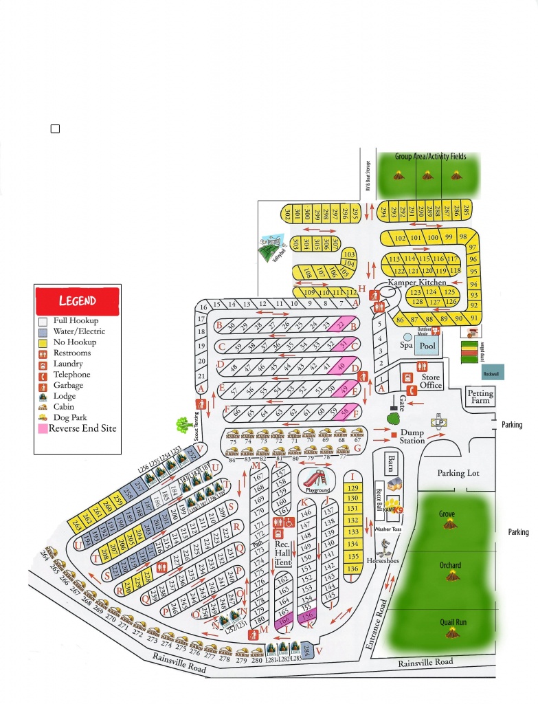 Koa- San Fran North/petaluma | Rv Dreams | California Camping - California Camping Sites Map