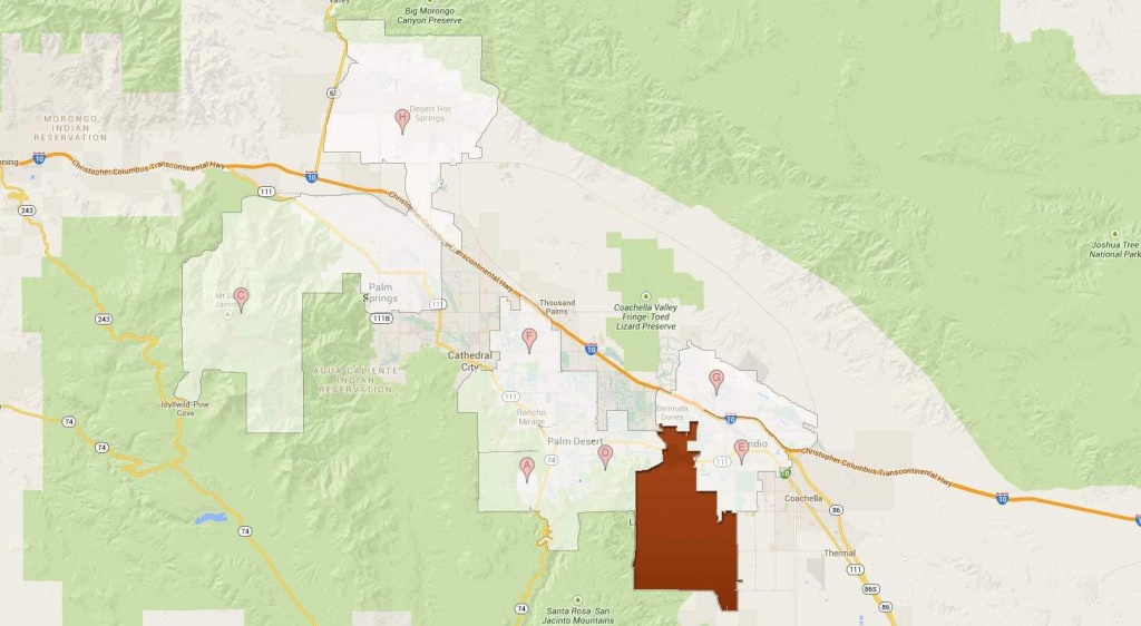 La Quinta Golf Communities - La Quinta California Map