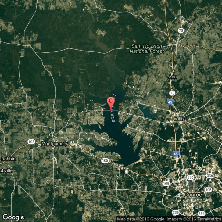 Map Of Lake Conroe Texas