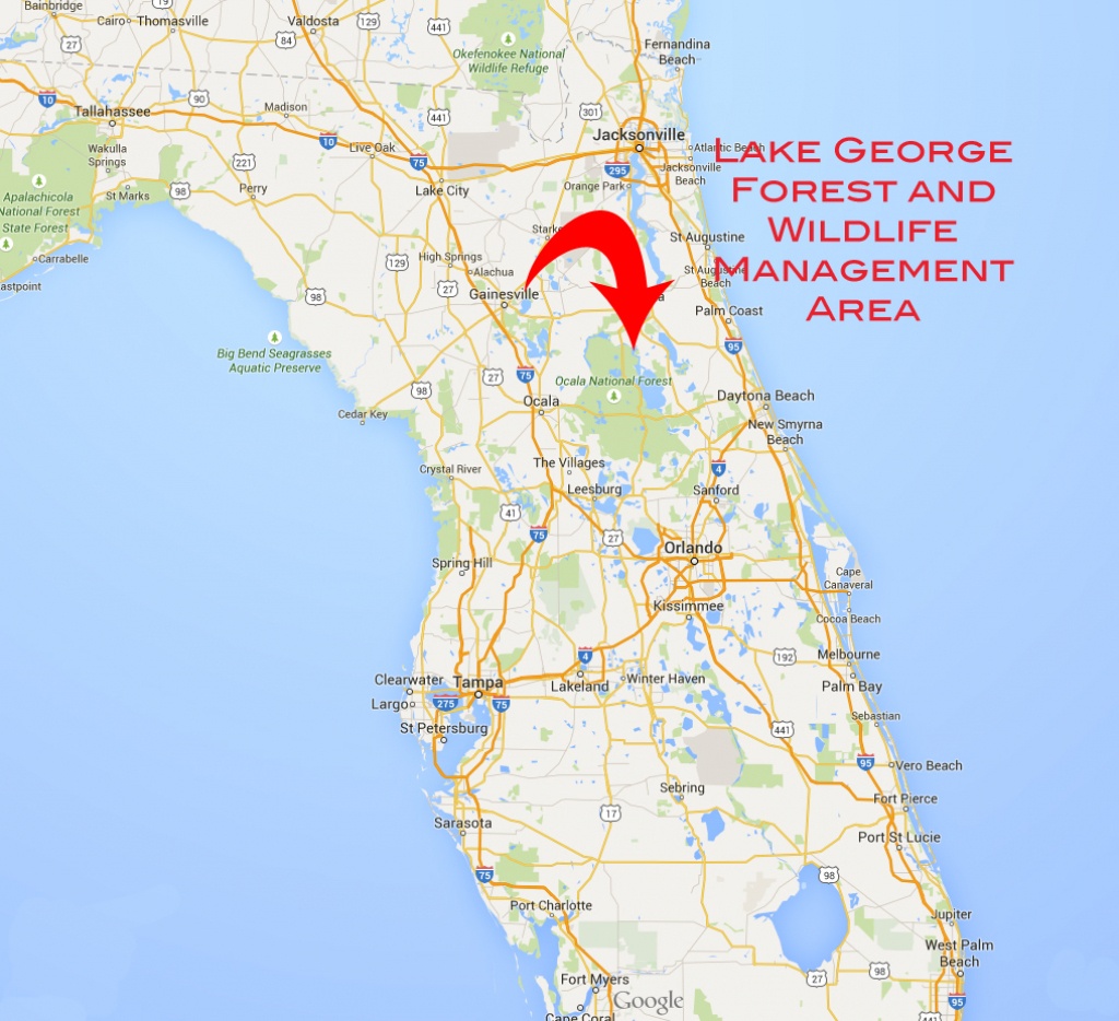 Lake George Florida Map | Woestenhoeve - Lake George Florida Map